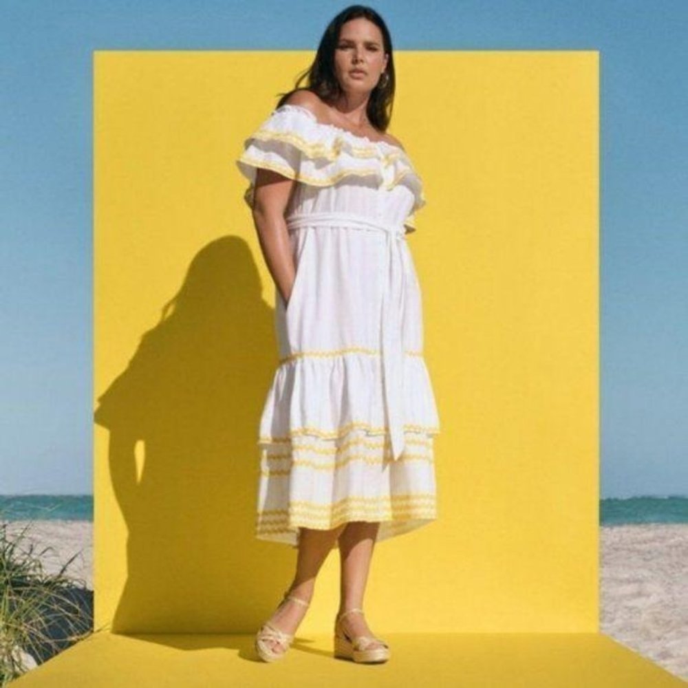 Lisa Marie Fernandez X Target Ric Rac Off Shoulder